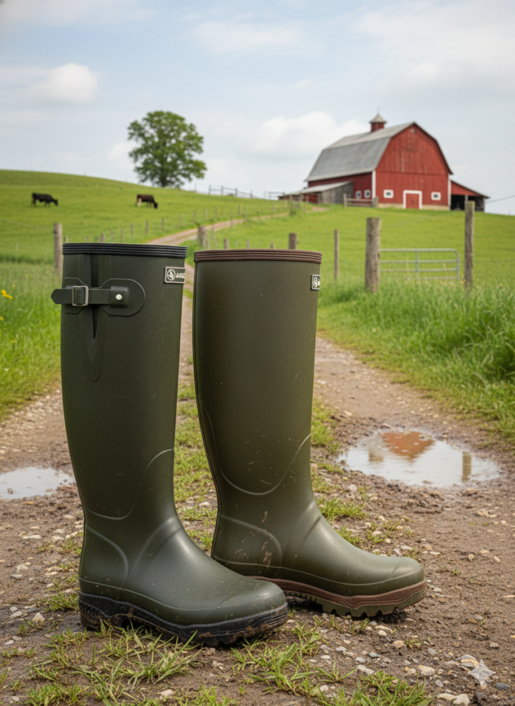Les bottes de pluie pour homme de la marque Aigle